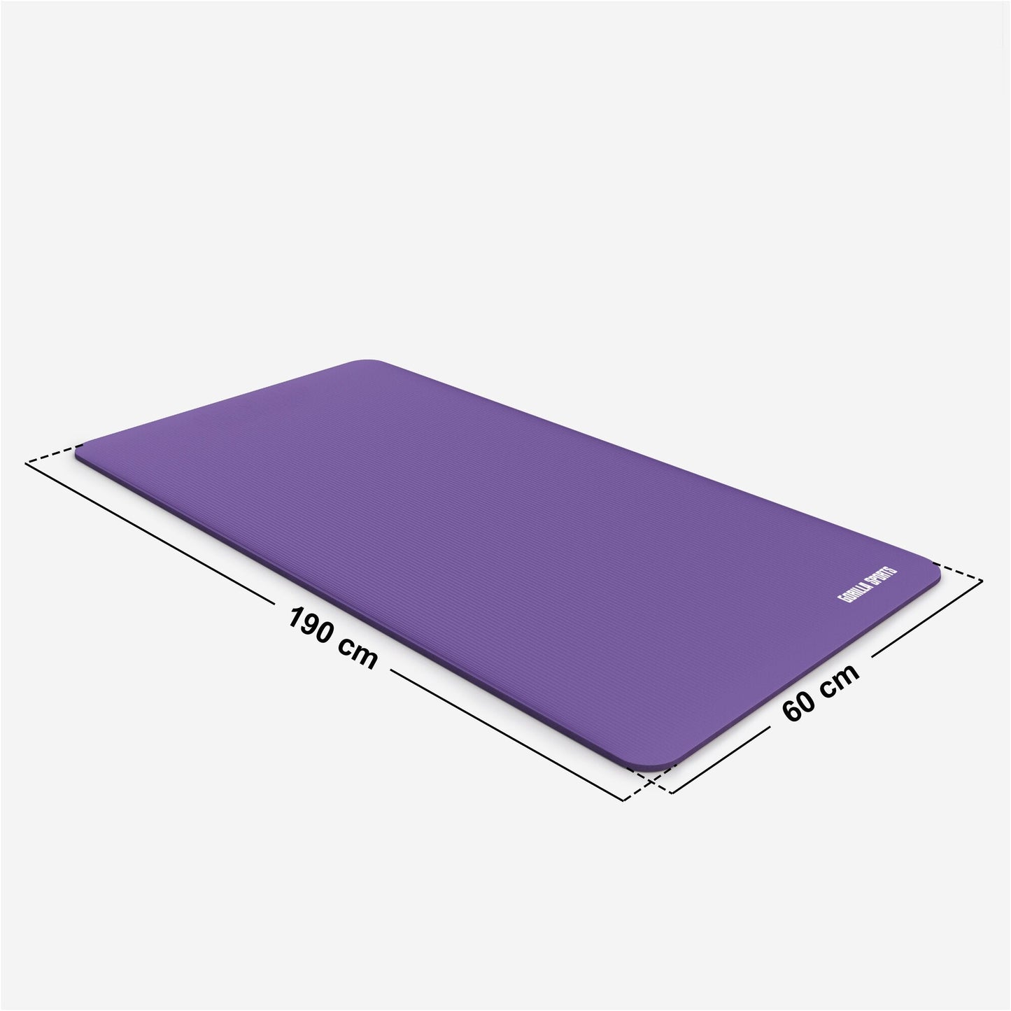 Saltea de yoga cu curea de transport 190 x 60/100 x 1,5 cm