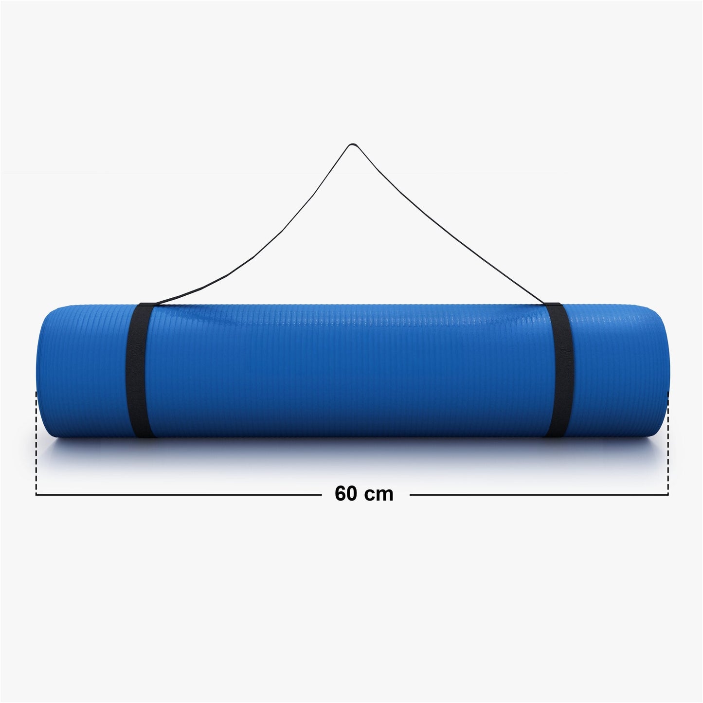 Saltea de yoga cu curea de transport 190 x 60/100 x 1,5 cm