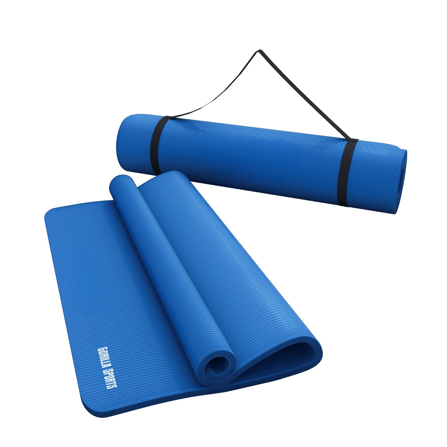 Saltea de yoga cu curea de transport 190 x 60/100 x 1,5 cm