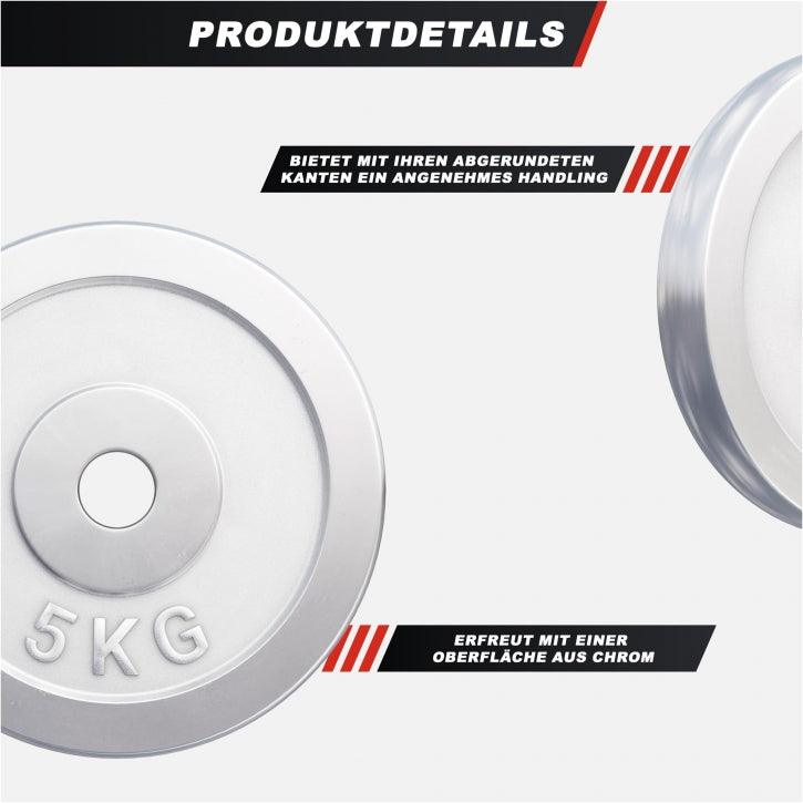 Disc de halteră cromat 0,5 - 30 kg