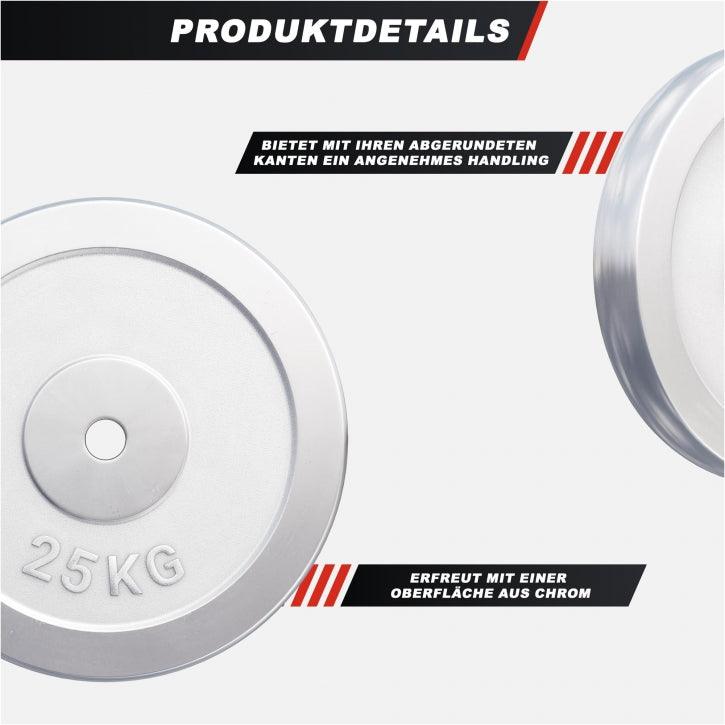 Disc de halteră cromat 0,5 - 30 kg
