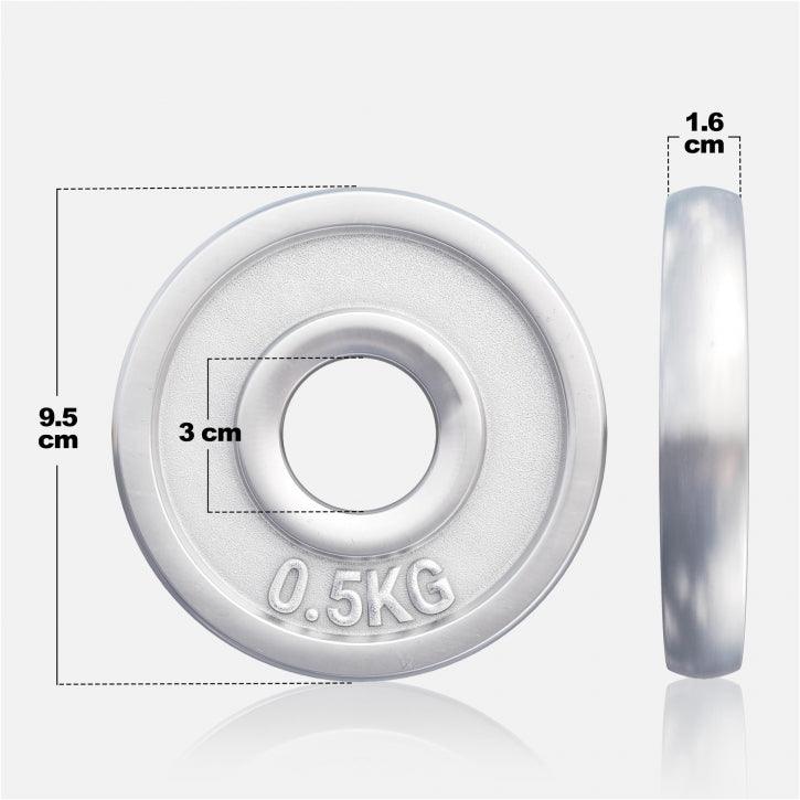 Disc de halteră cromat 0,5 - 30 kg