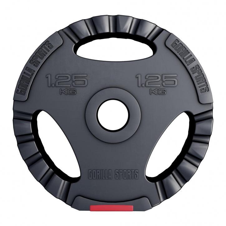 Discuri din plastic umplute cu ciment, cu grip, 1,25 - 15 kg, 30/31 mm