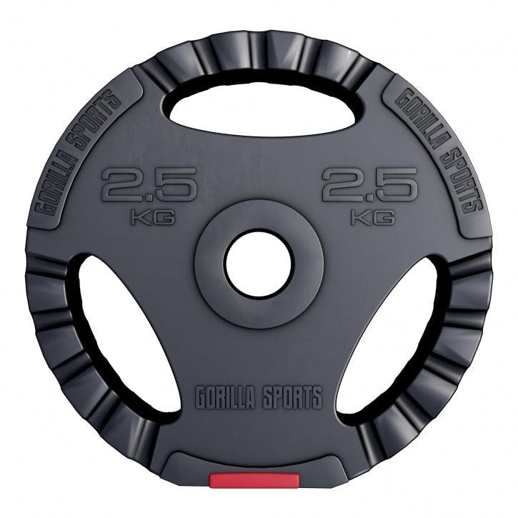 Discuri din plastic umplute cu ciment, cu grip, 1,25 - 15 kg, 30/31 mm