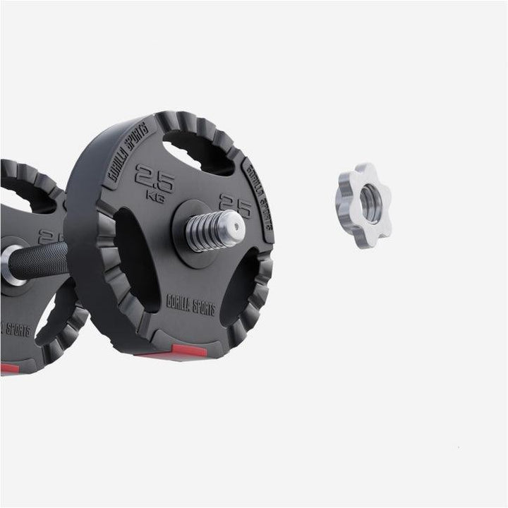 Discuri de halteră din plastic Gripper 1,25 - 15 kg