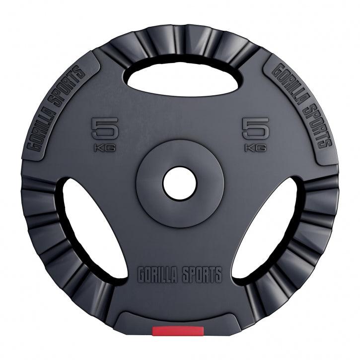 Discuri din plastic umplute cu ciment, cu grip, 1,25 - 15 kg, 30/31 mm