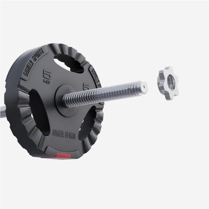 Discuri din plastic umplute cu ciment, cu grip, 1,25 - 15 kg, 30/31 mm