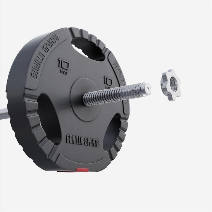 Discuri din plastic umplute cu ciment, cu grip, 1,25 - 15 kg, 30/31 mm