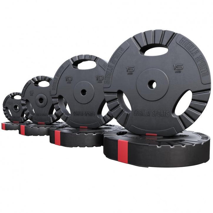 Discuri de halteră din plastic Gripper 1,25 - 15 kg