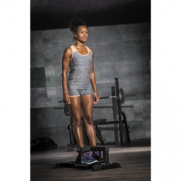 Bancă pentru genuflexiuni Sissy Squat Trainer, Negru - Gorilla Sports Ro