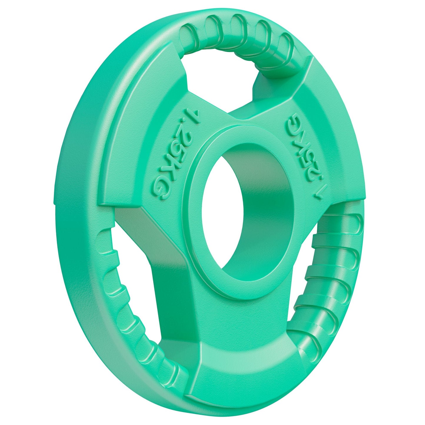Discuri olimpice cu grip, cauciucate, 1,25 - 25 kg, 50/51 mm