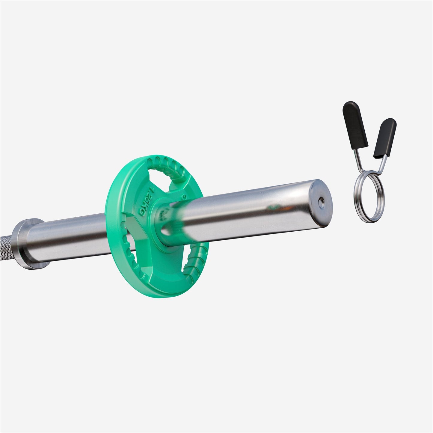 Discuri olimpice cu grip, cauciucate, 1,25 - 25 kg, 50/51 mm