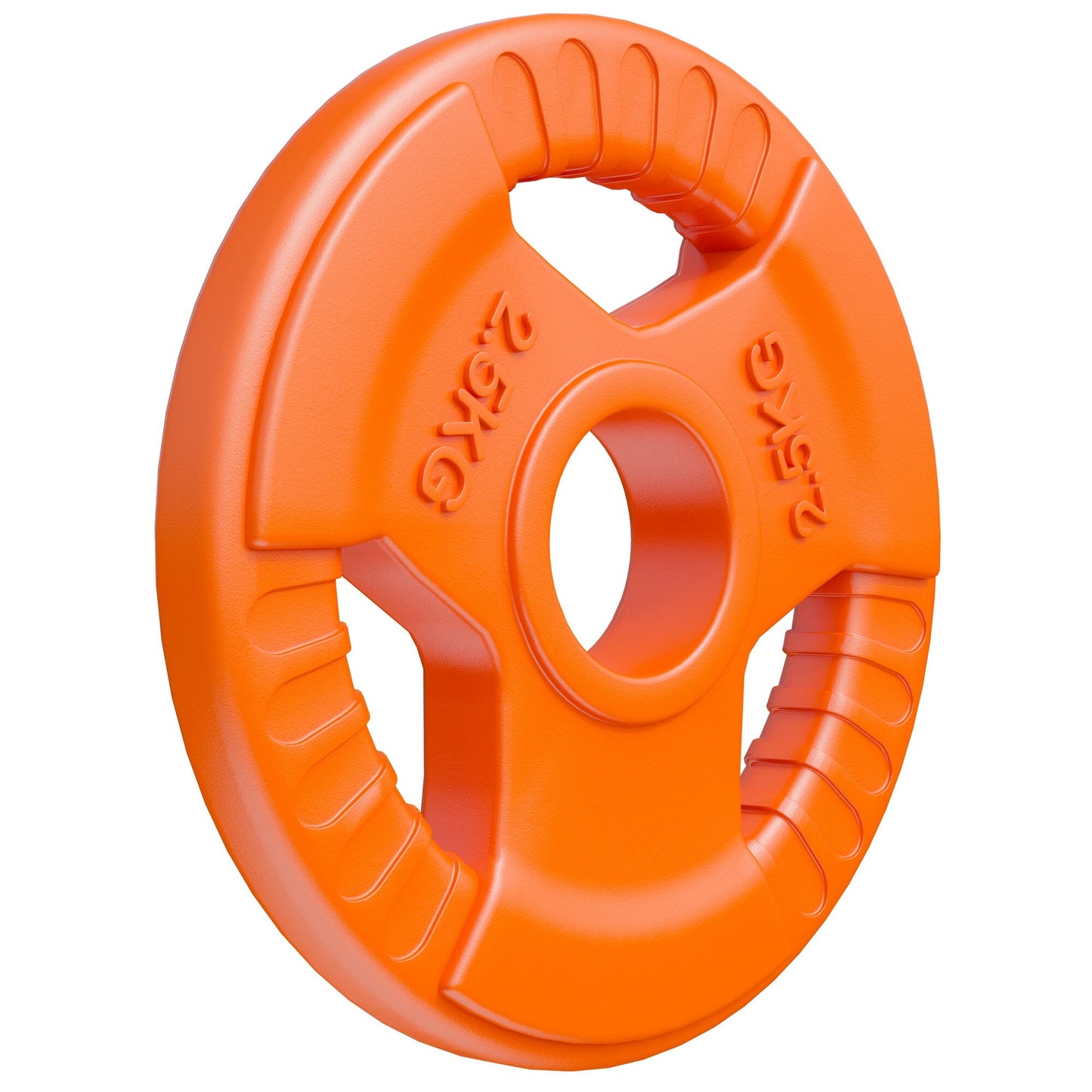 Discuri olimpice cu grip, cauciucate, 1,25 - 25 kg, 50/51 mm