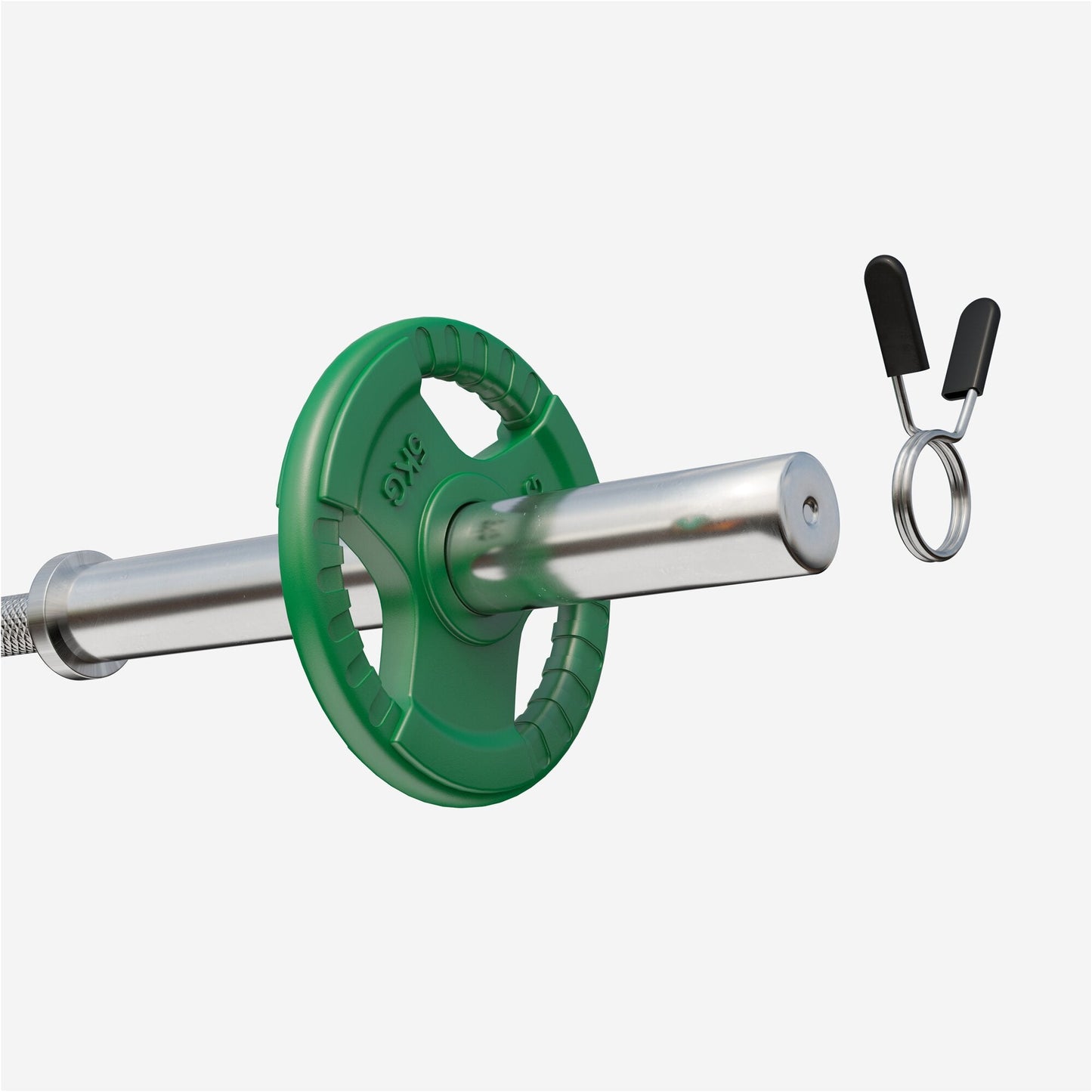 Discuri olimpice cu grip, cauciucate, 1,25 - 25 kg, 50/51 mm