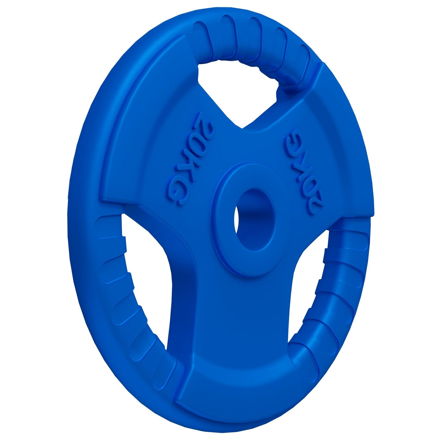 Discuri olimpice cu grip, cauciucate, 1,25 - 25 kg, 50/51 mm