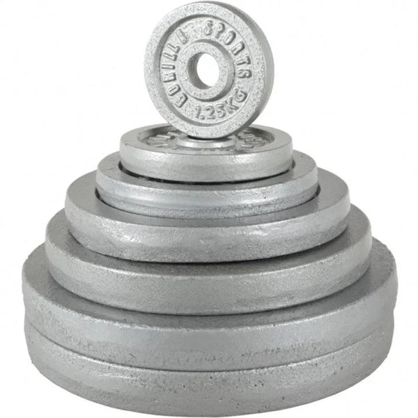 Set de haltere din fontă 100 kg cu închizători