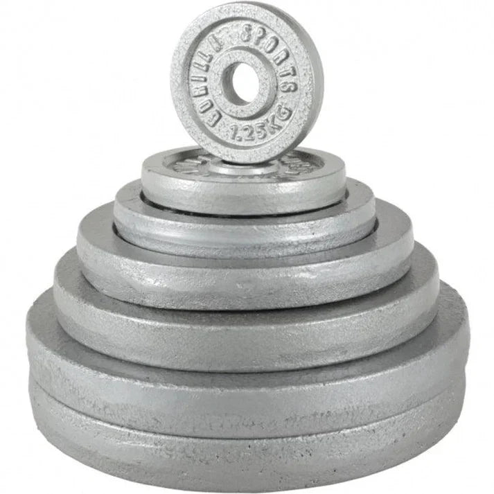 Set de haltere din fontă 100 kg cu închizători