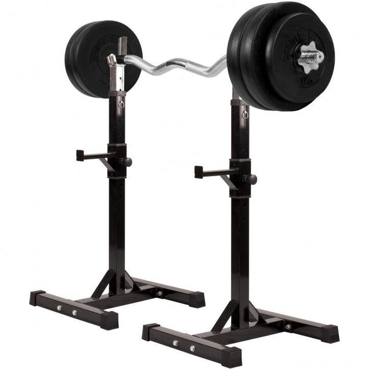 Stand reglabil haltera + set bara Z si discuri plastic, 35kg, Gorilla Sports - Gorilla Sports Ro