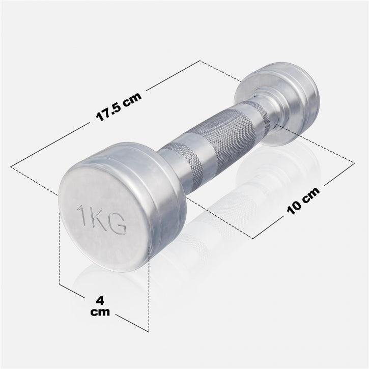 Halteră cromată 1 - 20 kg