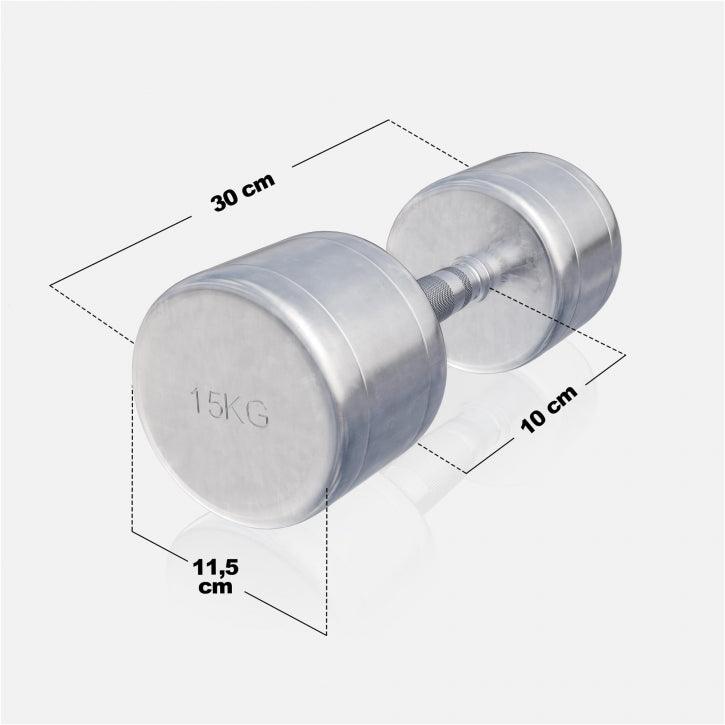 Halteră cromată 1 - 20 kg