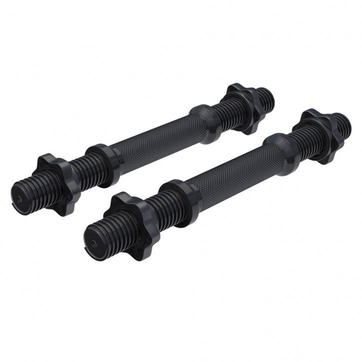 Set de 2 haltere de 35 cm cu închizători în formă de stea