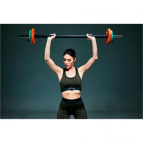 Discuri din fontă cauciucat cu grip 1,25-25Kg 31mm - Gorilla Sports Ro