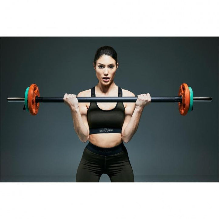 Discuri din fontă cauciucat cu grip 1,25-25Kg 31mm - Gorilla Sports Ro