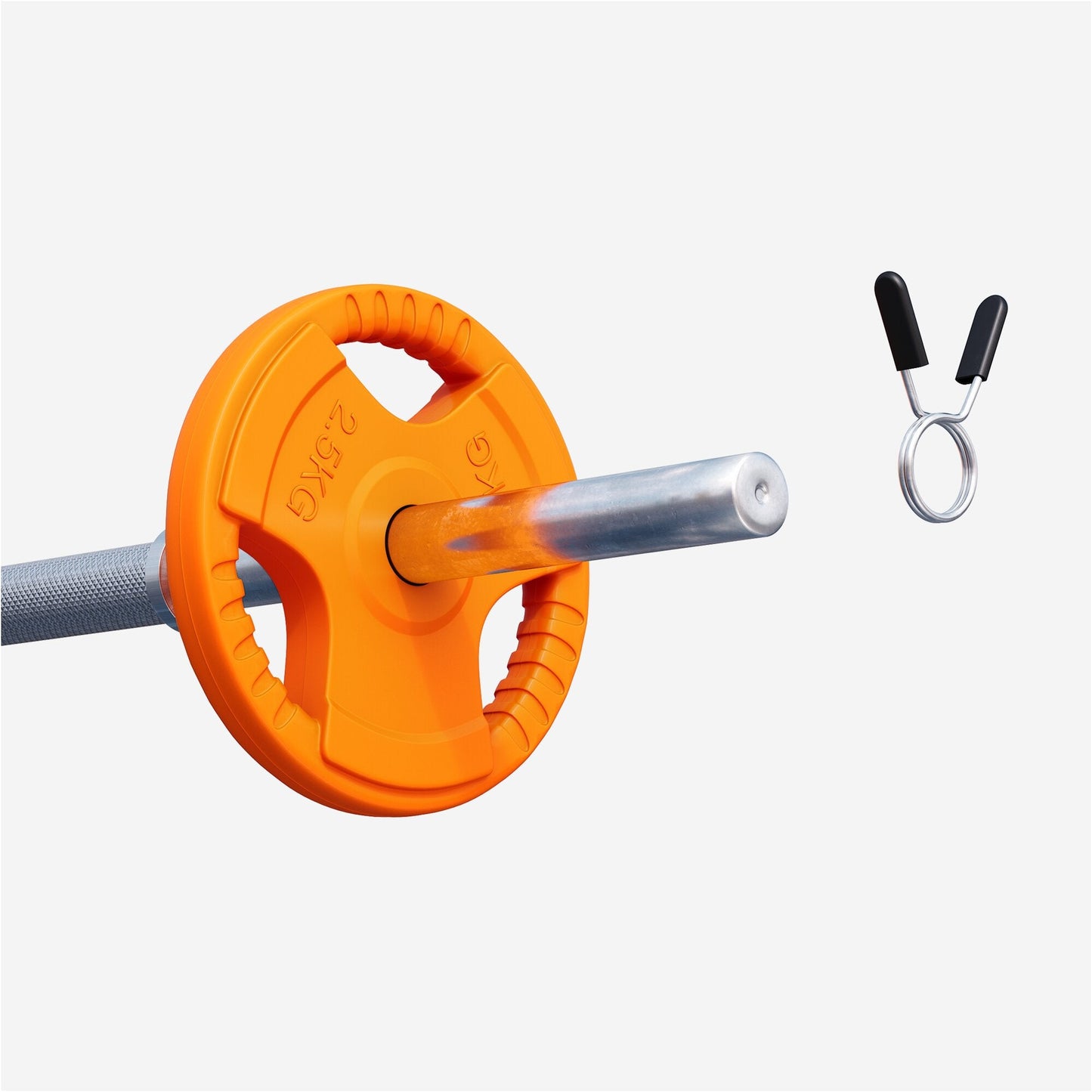Discuri cu grip, cauciucate, 1,25 - 25 kg, 30/31 mm