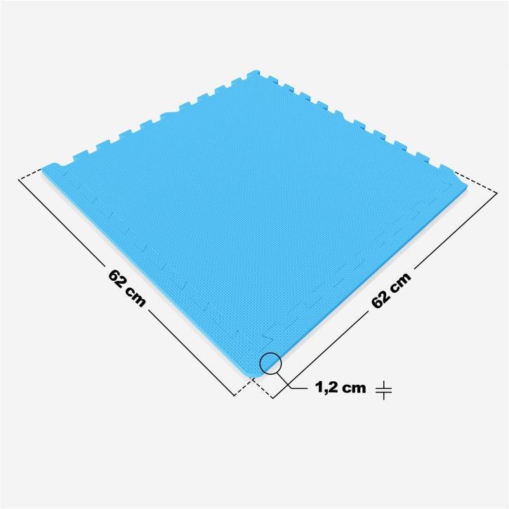 Set de covorașe de protecție 60x60 cm - 6 covorașe incluse, capete de protecție