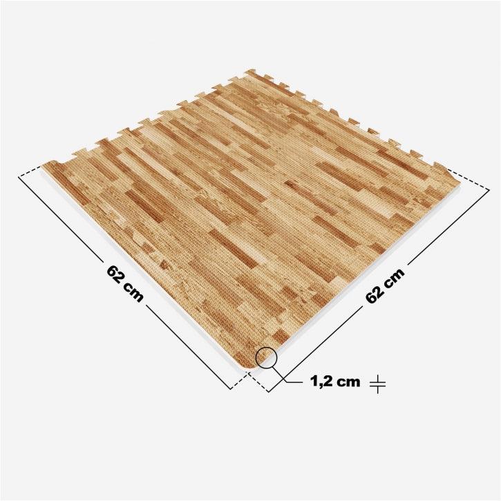 Set de covorașe de protecție 60x60 cm - 6 covorașe incluse, capete de protecție