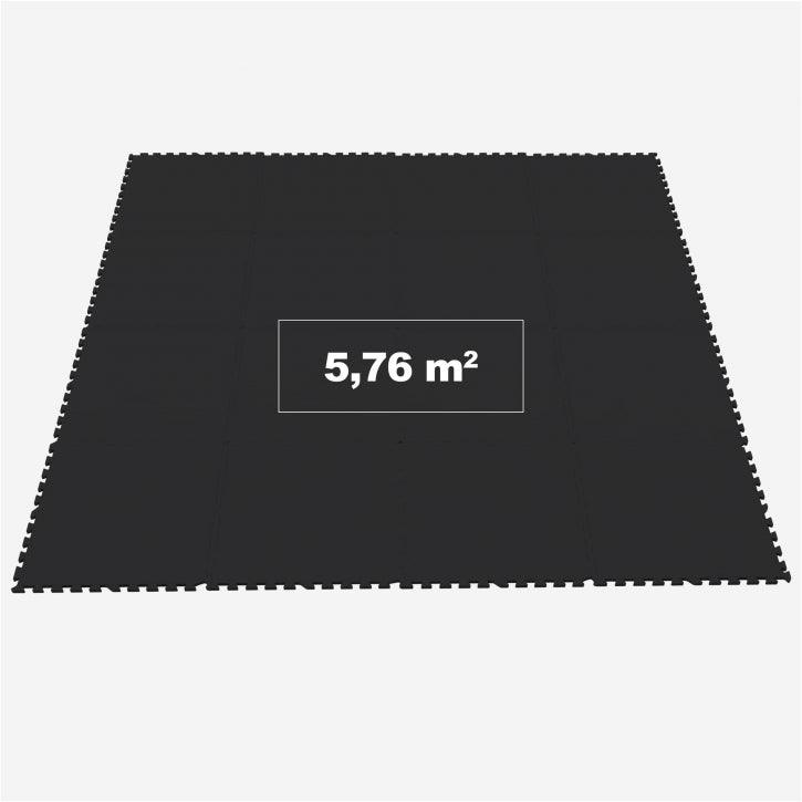 Set de covorașe de protecție pentru podea 60x60 cm - 16 covorașe