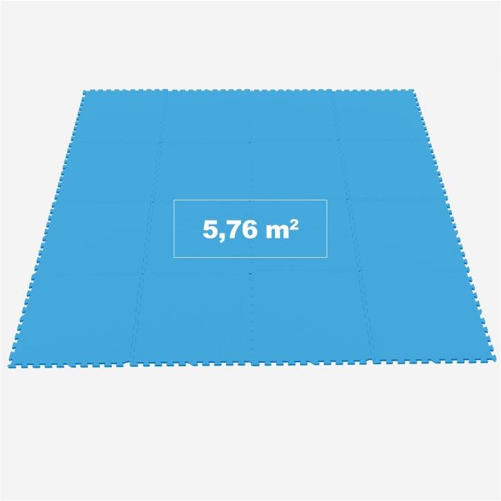 Set de covorașe de protecție pentru podea 60x60 cm - 16 covorașe