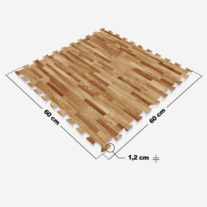 Set de covorașe de protecție pentru podea 60x60 cm - 16 covorașe