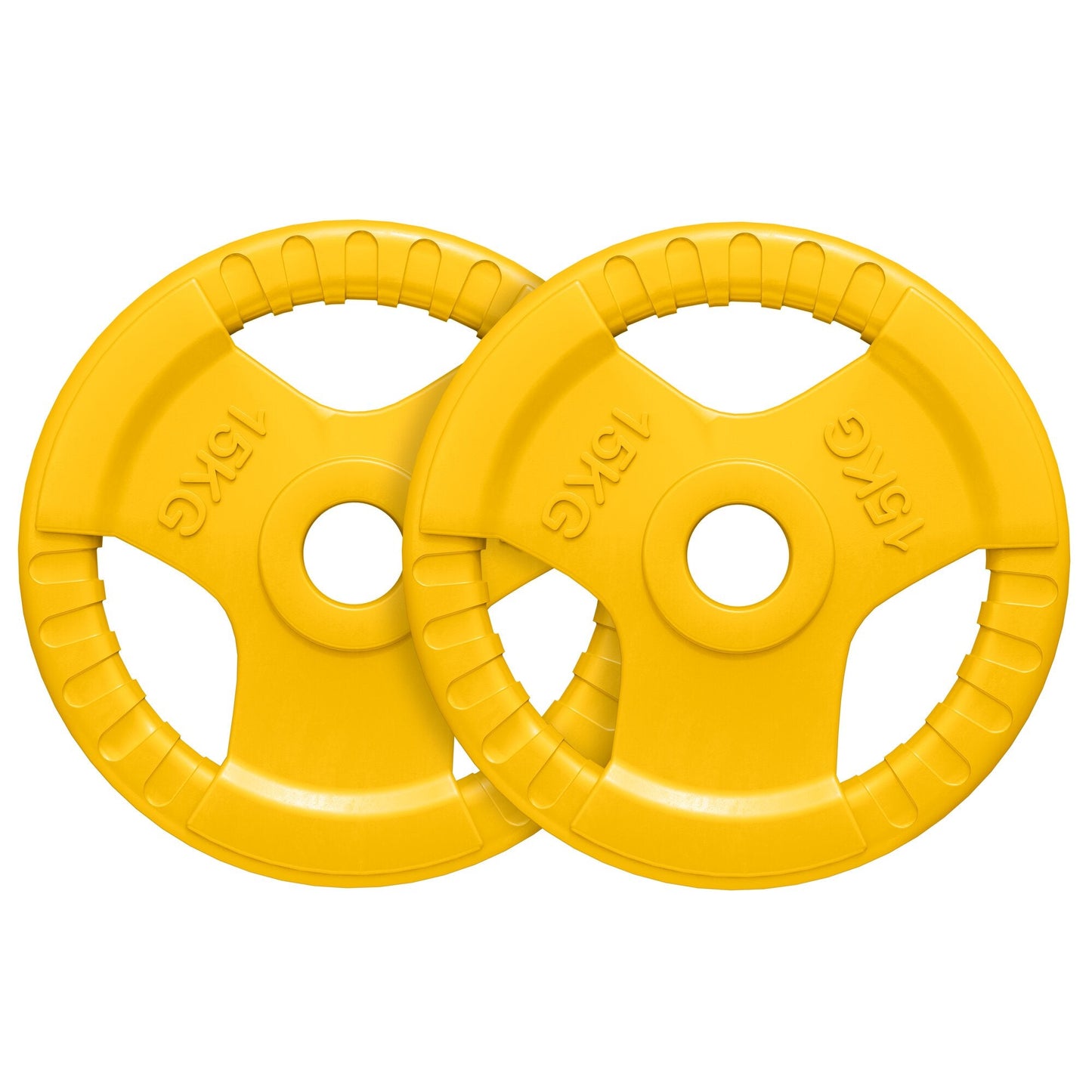 Discuri olimpice cu grip, cauciucate, 1,25 - 25 kg, 50/51 mm