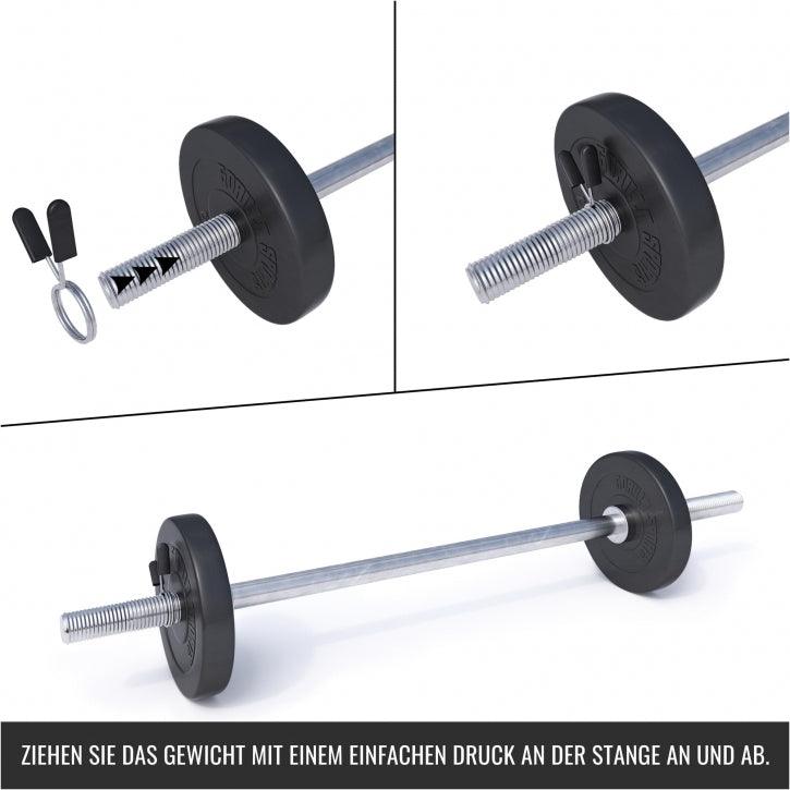 Set de 2 cleme cu arc pentru bare de haltere