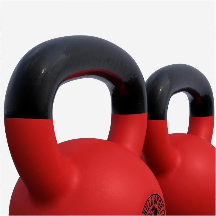 Kettlebell din fontă cu neopren roșu 2 - 32 kg