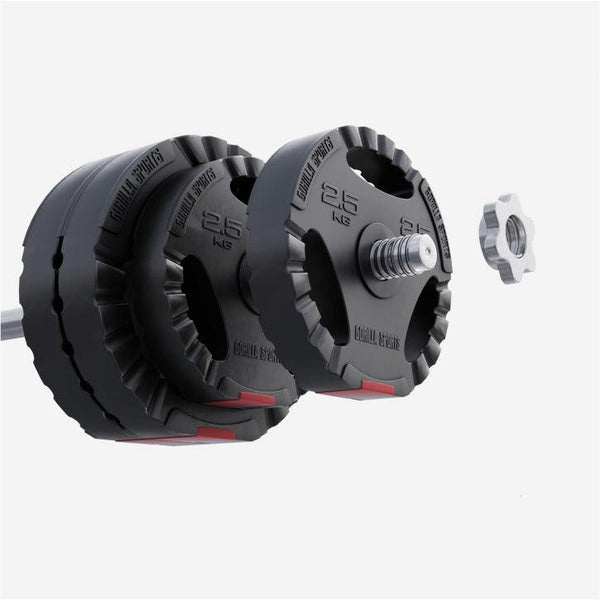 Discuri de halteră din plastic Gripper 1,25 - 15 kg