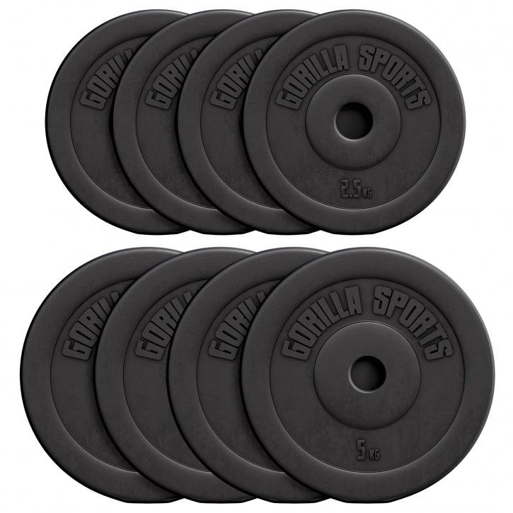 Disc din plastic umplut cu ciment, 1,25 - 15 kg, 30/31 mm