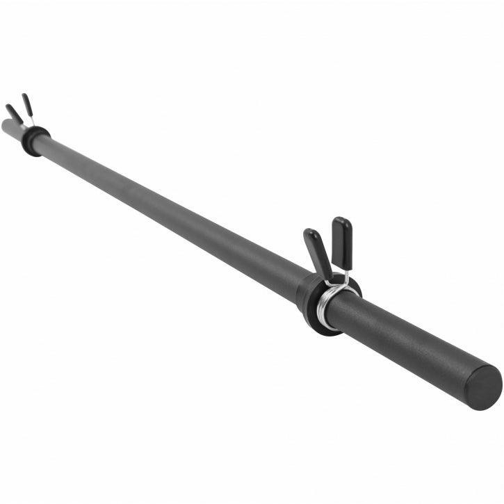 Bară de aerobic de 130 cm cu pernă pentru gât și închizători cu arc