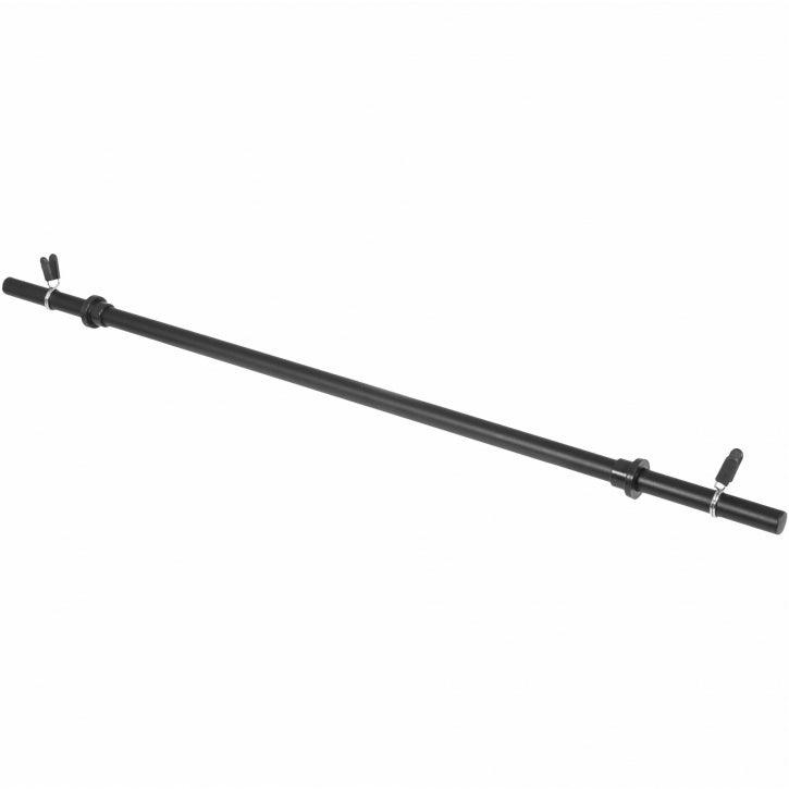 Bară de aerobic de 130 cm cu pernă pentru gât și închizători cu arc