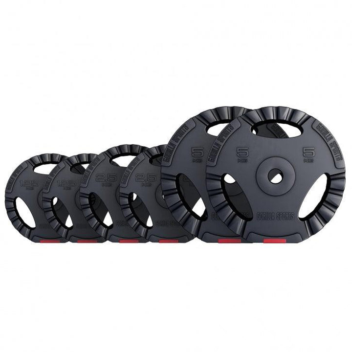 Discuri de halteră din plastic Gripper 1,25 - 15 kg