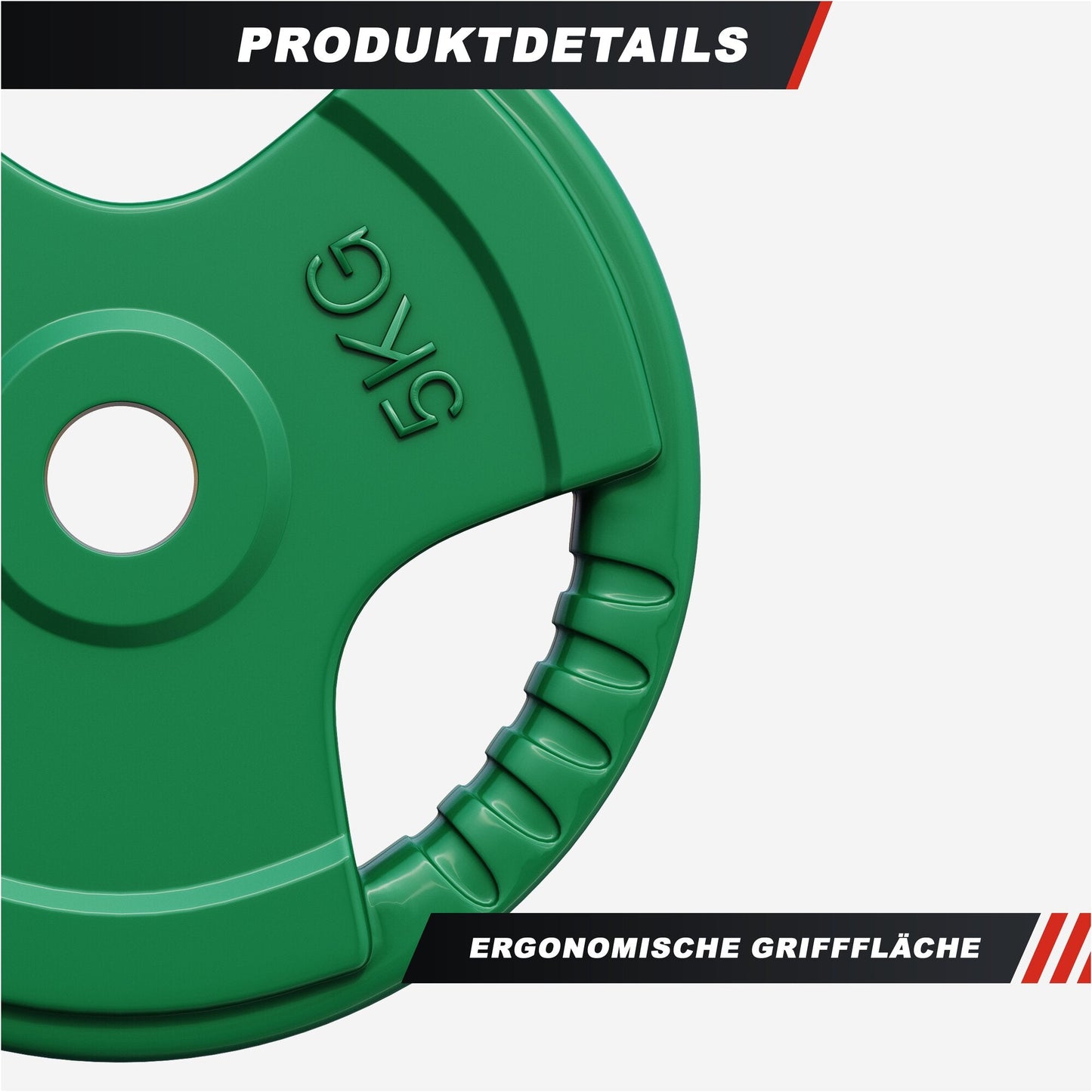 Discuri cu grip, cauciucate, 1,25 - 25 kg, 30/31 mm