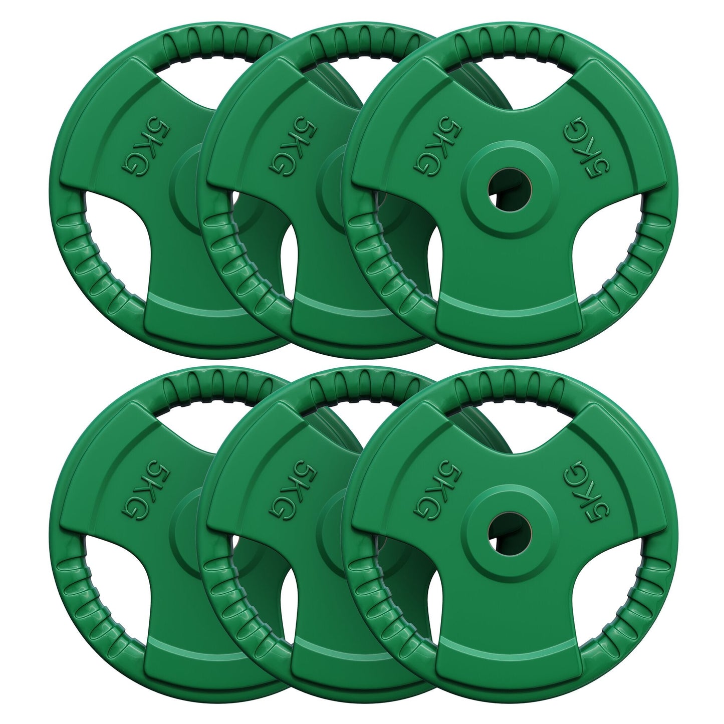Discuri cu grip, cauciucate, 1,25 - 25 kg, 30/31 mm