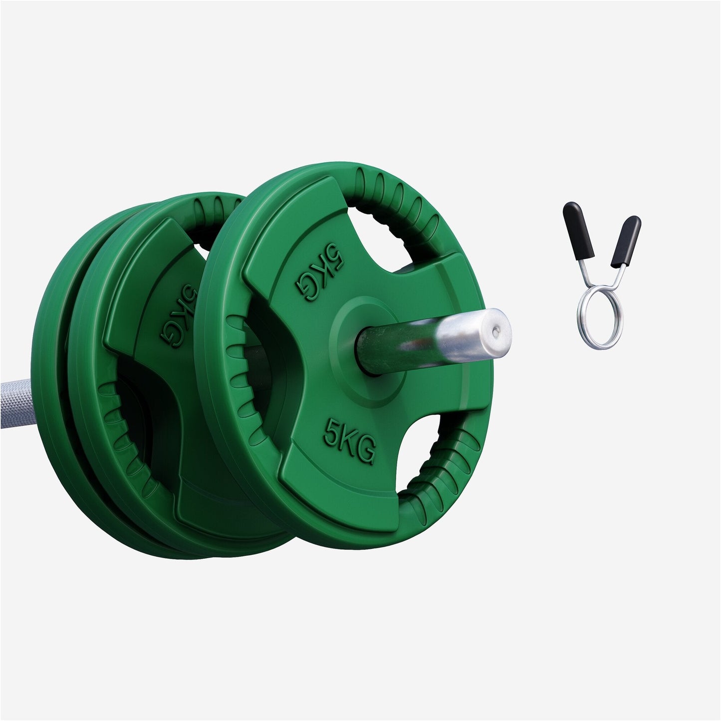Discuri cu grip, cauciucate, 1,25 - 25 kg, 30/31 mm