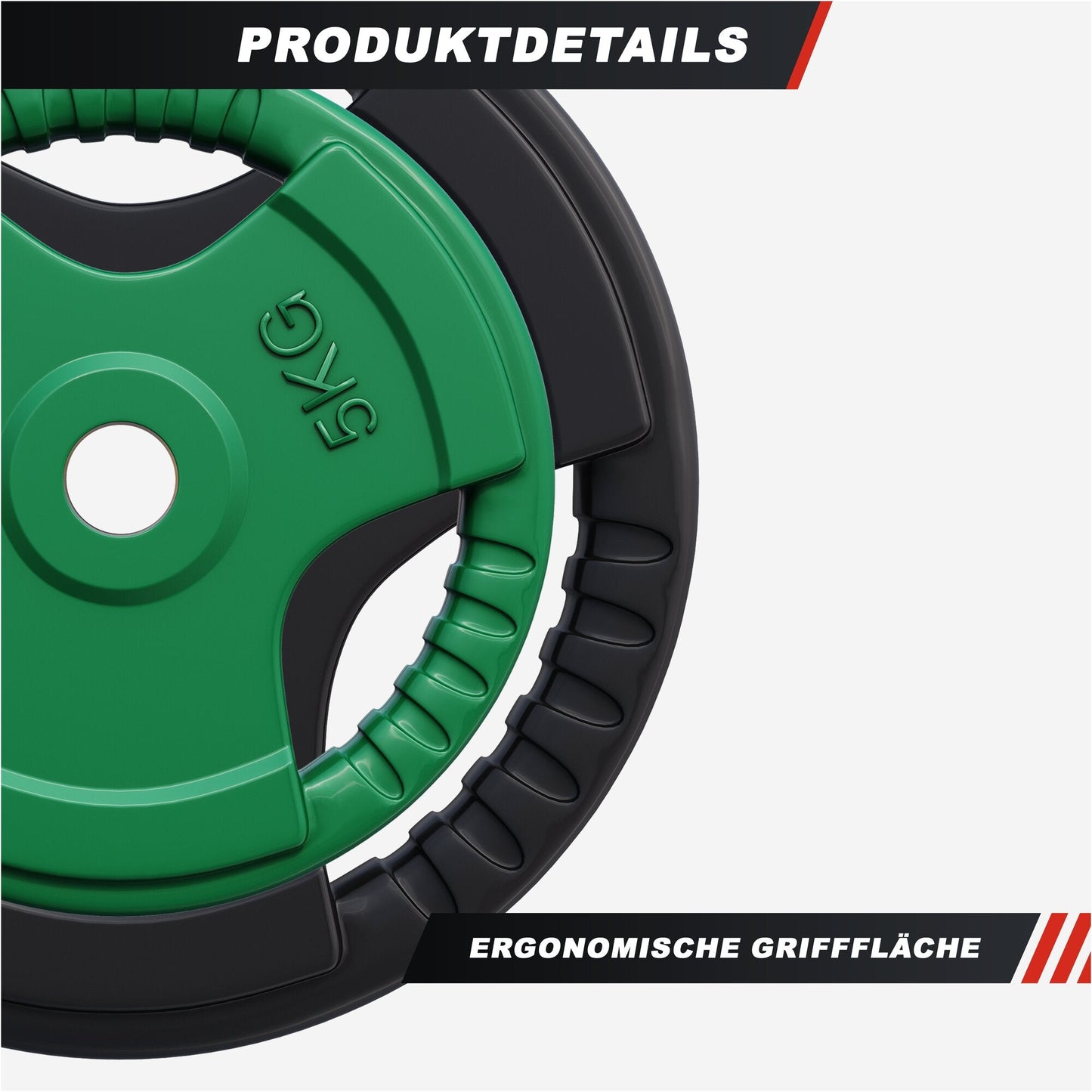 Discuri cu grip, cauciucate, 1,25 - 25 kg, 30/31 mm