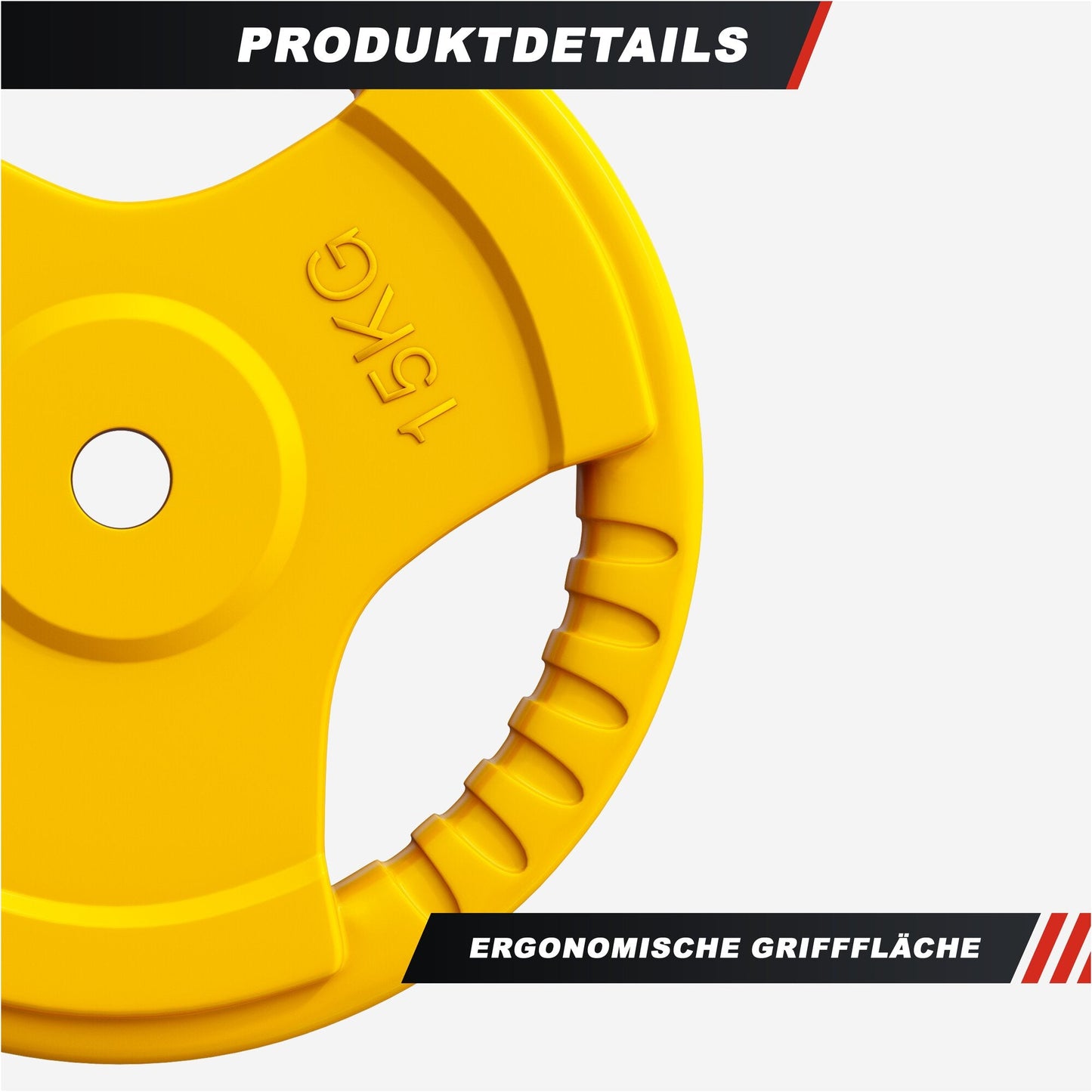 Discuri cu grip, cauciucate, 1,25 - 25 kg, 30/31 mm