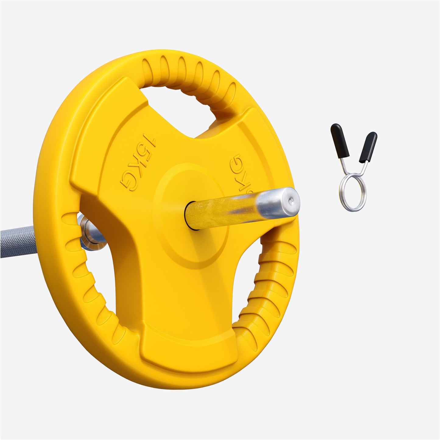 Discuri cu grip, cauciucate, 1,25 - 25 kg, 30/31 mm
