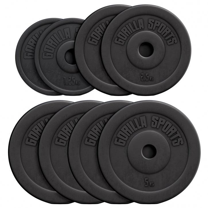 Disc din plastic umplut cu ciment, 1,25 - 15 kg, 30/31 mm