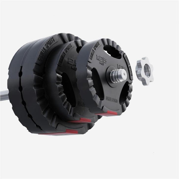 Discuri de halteră din plastic Gripper 1,25 - 15 kg