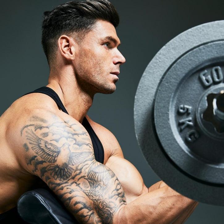 Bancă de curl reglabilă, incluzând set de curl din fontă de 38 kg
